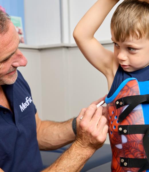 our services Paed-Spinal Braces Bespoke Spinal Bracing